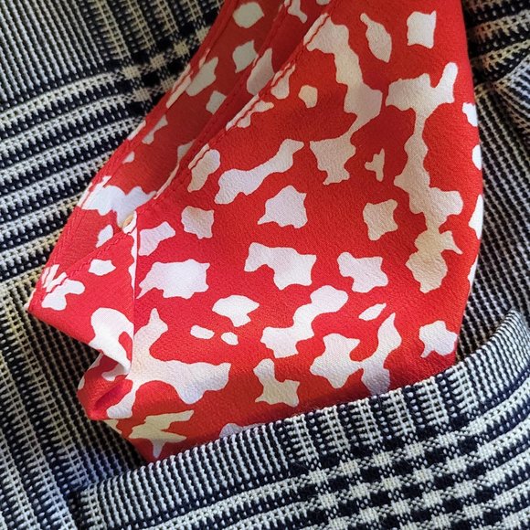 Vintage David Hayes Bonwit Teller Plaid Preppy Dark Academia Plaid Blazer Jacket - Picture 7 of 8